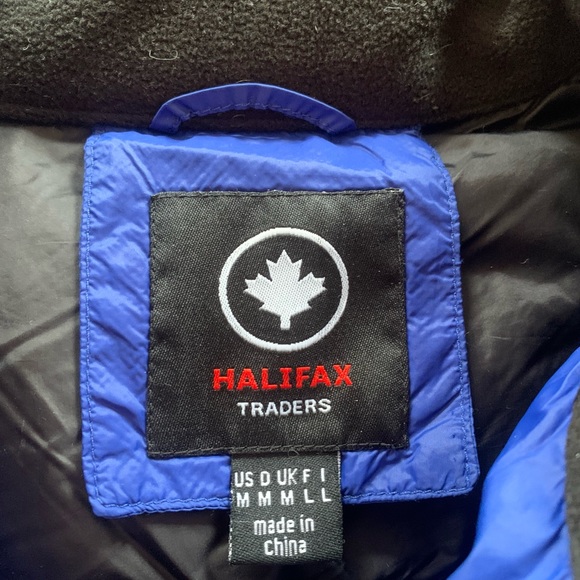 Halifax Traders Blue Puffer Down Coat - Picture 5 of 6